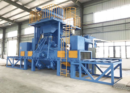 無(wú)地坑輥道通過式拋丸機(jī)